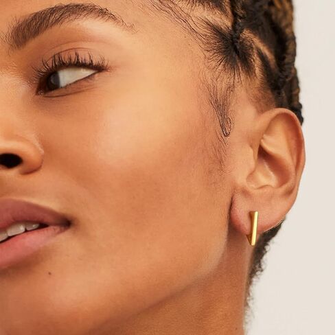 Fanmusic Gold Earrings for Women - Sophisticated 18K Gold Triangle Earrings - Stylish Women's Jewelry - A Thoughtful Gift for Every Stylish Lady! in Saudi Arabia