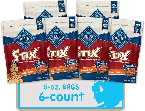 Blue Buffalo Stix Natural Soft-Moist Dog Treats Chicken Recipe 6-oz bag in Saudi Arabia