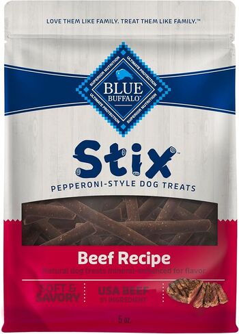 Blue Buffalo Stix Natural Soft-Moist Dog Treats Chicken Recipe 6-oz bag in Saudi Arabia