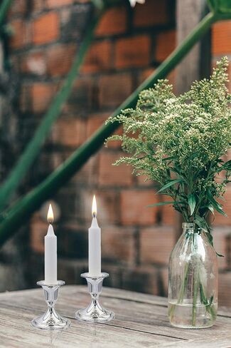 On-The-Go Shabbat Candle Travel Premium Set, 12-3HR Candles and 2 Shabbos Candle Holders in Saudi Arabia