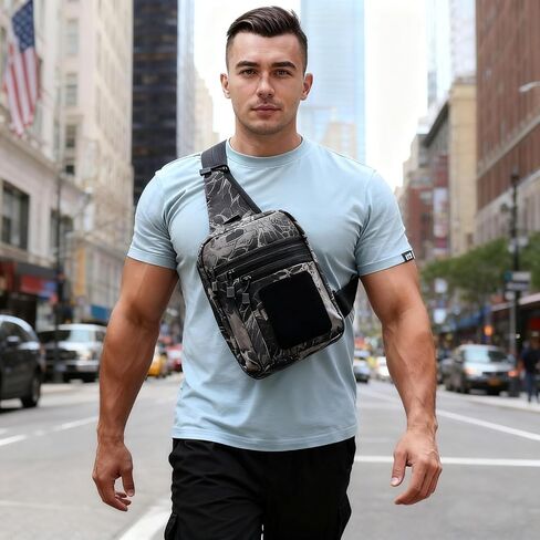 Crossbody Shoulder Bag for Men - Ccw Sling Bag - Tactical Crossbody Bag in Saudi Arabia