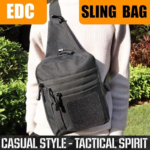 Crossbody Shoulder Bag for Men - Ccw Sling Bag - Tactical Crossbody Bag in Saudi Arabia