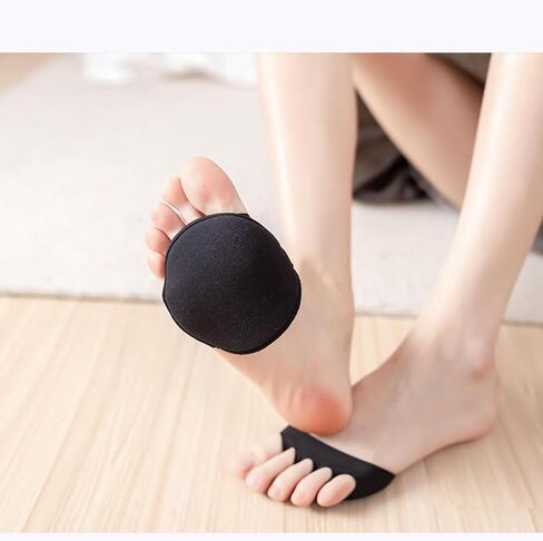 4 Pairs of Ball of Forefoot Cushions - Comfortable Skin Invisible Insoles: High Elastic Arch Support, Reusable, Breathable, Prevent Pain & Discomfort Suitable for All Kinds of Shoes-Skin in Saudi Arabia