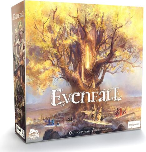 Evenfall - Strategy Board Game, Engine-Builder Card Game, Boundaries of Reality & Supernatural Dissolve, Ages 14+, 1-4 Players, 60+ Minutes in Saudi Arabia