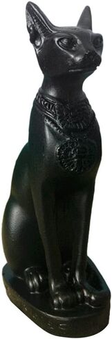 Egyptian Cat God Ornament Resin Cat Decoration for Home Decor Desktop Adornment Ancient Egyptian Craft Unique Cat Figurine for Tabletop Display in Saudi Arabia