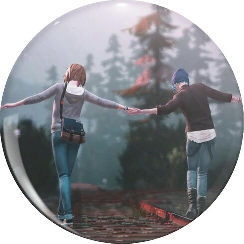 Life is Strange- Railroad Track Pin Lapel Pin Cute Brooch Pins Badges 0.75" in Saudi Arabia