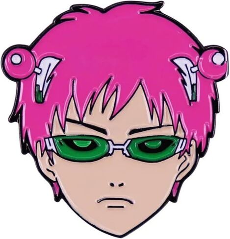 Saiki Kusuo no Ψ Sai Nan Sainan Anime Manga 1.2" Enamel Pin Badge in Saudi Arabia