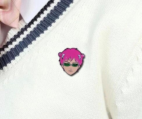 Saiki Kusuo no Ψ Sai Nan Sainan Anime Manga 1.2" Enamel Pin Badge in Saudi Arabia