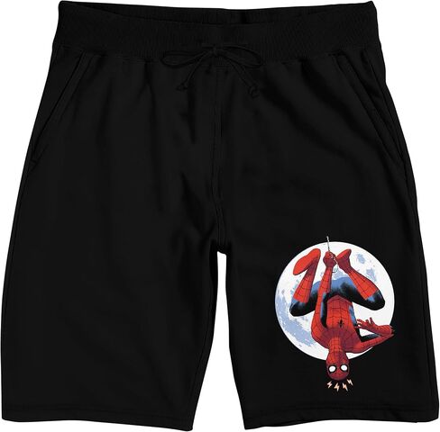 Marvel Universe Spider-Man Men's Black Lounge Shorts in Saudi Arabia