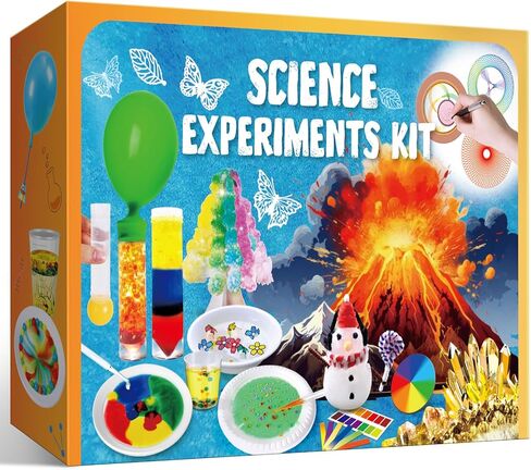 230 Experiments Science Kits for Kids Age 4 5 6 7 8 9 10 11 12 - S.T.E.M Toys with Magic Chemistry Set Crystal Growing Physics Slime Educational Gifts Idea for Boys Girls in Kuwait