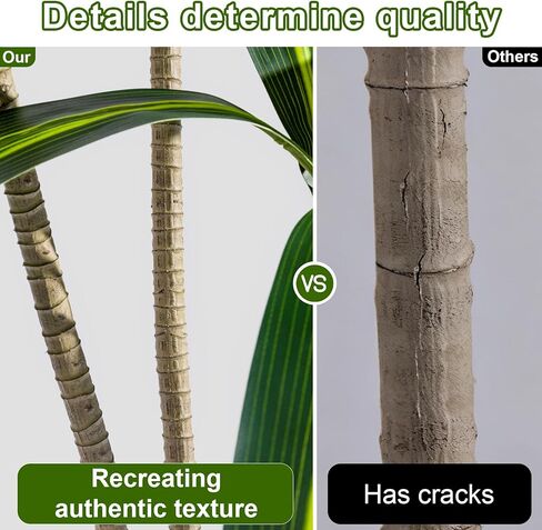 Tall Fake Tree Artificial Trees Plant with White Planter Pot Indoor Outdoor Potted Silk Plants Large Faux Trees loor Floor for Home Living Room Office Outside Patio para decoracion Housewarming Gift in Saudi Arabia