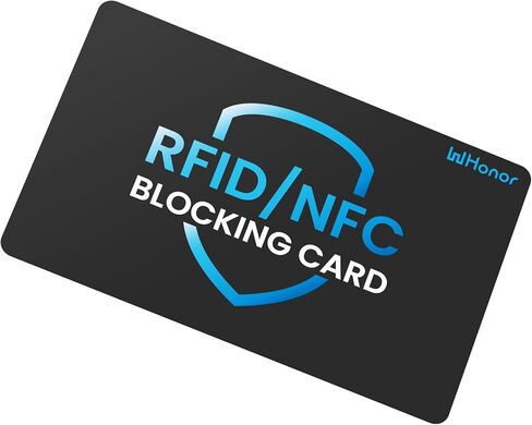 RFID Blocking Card 6 Pack, Contactless NFC Debit Credit Card Passport Protector, RFID Card Blocker for Men & Women, One Card Protects Entire Wallet in Kuwait