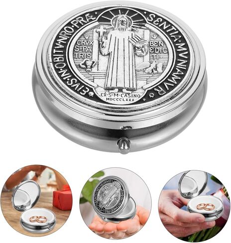 Vintage Rosary Box for Necklaces Decorative Jewelry Box for Women Trinket Storage Religious Jewelry Organizer Jewelry Case for Rosary Beads and Bracelets in Saudi Arabia