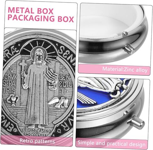 Vintage Rosary Box for Necklaces Decorative Jewelry Box for Women Trinket Storage Religious Jewelry Organizer Jewelry Case for Rosary Beads and Bracelets in Saudi Arabia