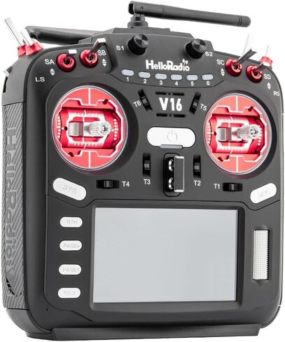 V16Max ELRS CNC Hall Gimbals Radio Transmitter, 16 Channels, 2.4G, Mode 2, for RC Drone (Violet) in Kuwait