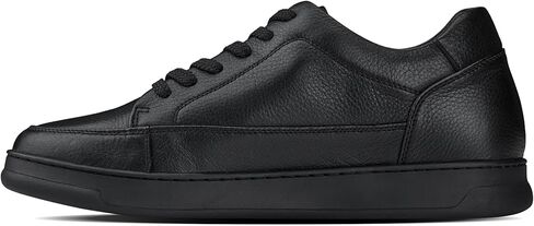 CALTO Men's Invisible Height Increasing Elevator Shoes - Pebble Grain Leather Sneakers - 2.6 Inches Taller in Saudi Arabia