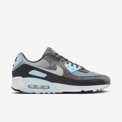حذاء Nike Air Max 90 للرجال (DM0029-009، خفاف فاتح/رمادي دخاني/أنثراسيت/فوتون داست) مقاس 7.5 in Kuwait
