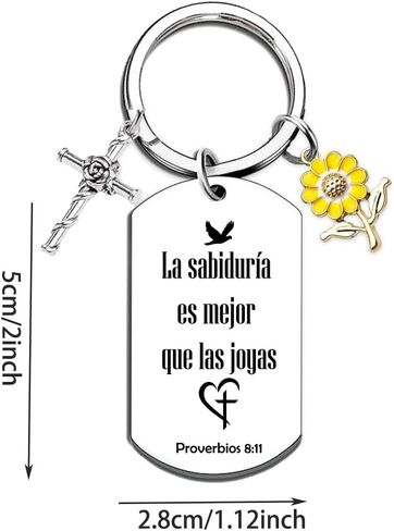 Spanish Christian Keychain Bulk Set in Saudi Arabia