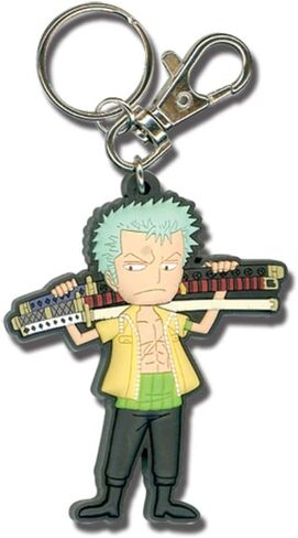 سلسلة مفاتيح Great Eastern Entertainment One Piece SD Zoro Sword OVC، 2 بوصة in Kuwait