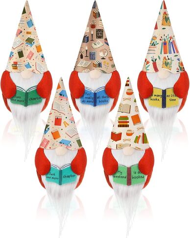 Jenaai 5 Pcs Book Lovers Gifts for Women, Reading Club Bookish Gifts for Home School Library Valentine Decor Supplies in Saudi Arabia