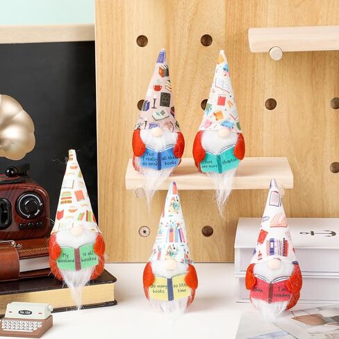 Jenaai 5 Pcs Book Lovers Gifts for Women, Reading Club Bookish Gifts for Home School Library Valentine Decor Supplies in Saudi Arabia