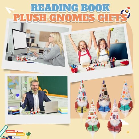 Jenaai 5 Pcs Book Lovers Gifts for Women, Reading Club Bookish Gifts for Home School Library Valentine Decor Supplies in Saudi Arabia