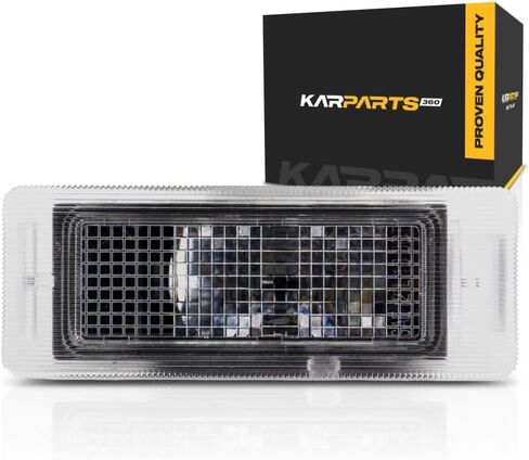 For Chevy Trax 2013-2019 License Plate Light Unit Driver and Passenger Side | Pair | Rear | Halogen | CAPA Certified | Replacement For GM2870100C | 13502178 in Kuwait