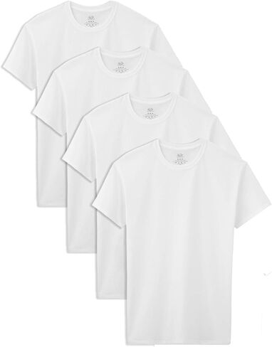 Fruit of the Loom Boy's Cotton White T-Shirt in Kuwait
