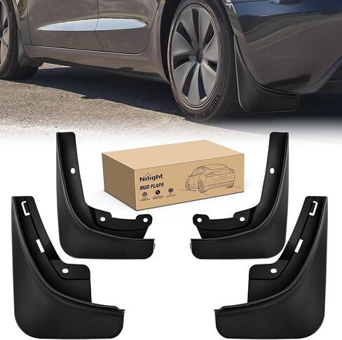 Nilight Mud Flaps for Toyota Tundra 2022 2023 2024 2025, No Drilling Precision Fit Exterior Accessories Heavy-Duty Splash Guards Protection, Front & Rear Set in Kuwait