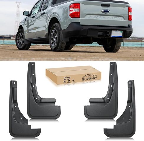 Nilight Mud Flaps for Toyota Tundra 2022 2023 2024 2025, No Drilling Precision Fit Exterior Accessories Heavy-Duty Splash Guards Protection, Front & Rear Set in Kuwait