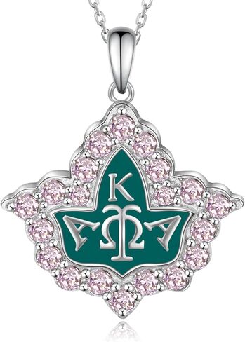 Aka Sorority Gifts for Women 925 Sterling Silver Aka Necklace Sorority Paraphernalia Jewelry Gifts for Women in Saudi Arabia