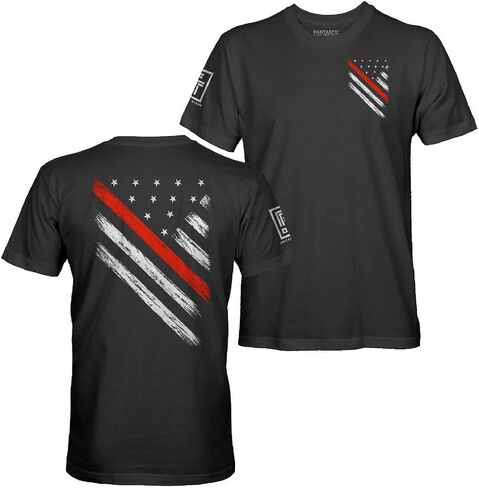 Fantastic Tees American USA Flag Men's Patriotic T-Shirt in Saudi Arabia