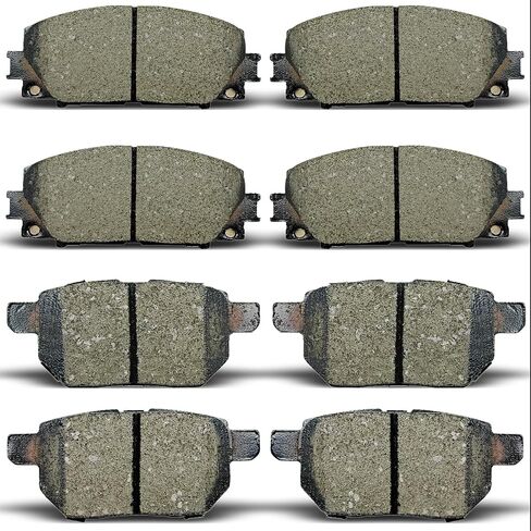 ALADICHE 8pcs Ceramic Front Rear Brake Pads Compatible with 2005 2006 2007 2008 2009 2010 Honda Odyssey in Kuwait