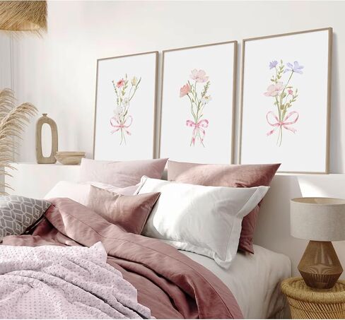 Pink Cheetah Wall Art Decor Leopard Preppy Trendy Canvas Poster Fashion Aesthetic Room Decor Y2k 8 Ball Prints Coquette Bow Picture Pink Lucky Painting for Dorm Girls Bedroom 12x16 Inch Unframed 3Pcs in Saudi Arabia