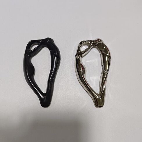 Irregular Carabiner Keychain Cute Y2K Cool Key Rings Clips for Keys Purse Handbag Backpack Accessories in Saudi Arabia