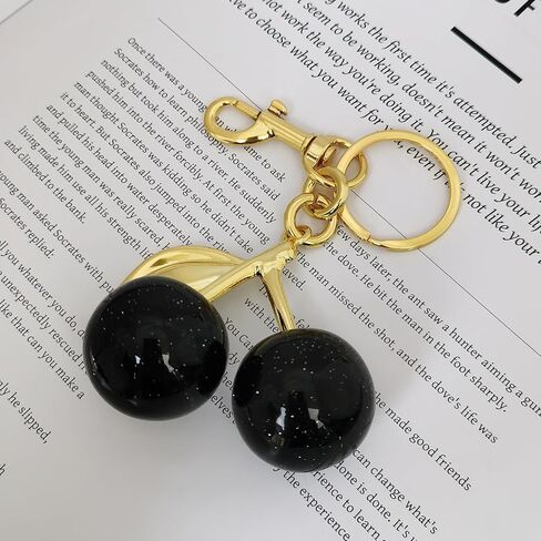 AXEN Cherry Keychain Bag Charms لحقائب اليد ومحفظة النساء وأفكار الهدايا in Kuwait