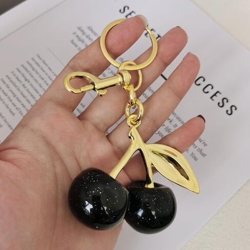 AXEN Cherry Keychain Bag Charms لحقائب اليد ومحفظة النساء وأفكار الهدايا in Kuwait