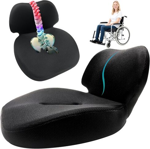 Lumbar Support for Office Chair Back Support for Car,Computer，Gaming Chair, and Home - Working Chair, Ergonomic Back Cushion for Lower Pain Relief,Improve Posture,Adjustable Height. (Gray). in Saudi Arabia