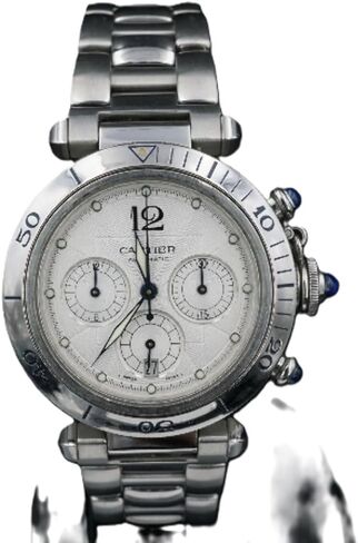 سوار ساعة Ewatchparts 20 ملم متوافق مع ساعة كارتييه دي باشا 38 ملم 1050 1352 2113 2378 2388 in Kuwait