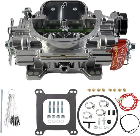 1905 AVS2 650CFM 4 Barrel AFB Square Bore Carburetor متوافق مع Silverado ، Corvette ، Mustang ، Mercury ، GMC Pickup Truck ، Manual Choke (1905-650) in Kuwait