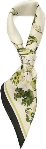 Kate Spade Women's Floral Toile Silk Square, Stylish & Light Fashion Accessory for Everyday Styling in Kuwait