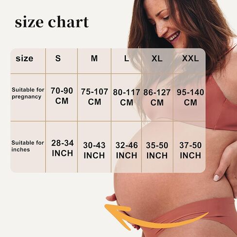 Pregnancy Belly Band, Breathable Belly Support Brace, Pregnancy Support Belt, Lightweight Abdominal Binder, for Abdomen, Flesh Color, XX-Large, 1 Set in Saudi Arabia