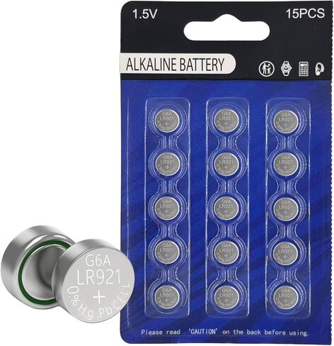 Youchen AG6 LR920 بطارية زر قلوية 15 حزمة 371 370 321 SR920SW LR921 1.5 فولت بطاريات ساعة الخلية in Kuwait