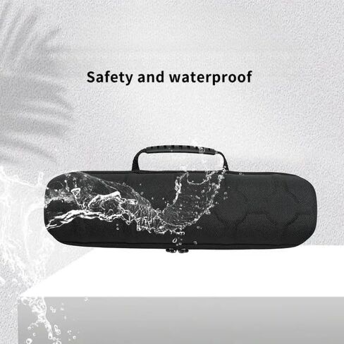 حقيبة سفر مكونة من 6 فتحات، صندوق تخزين منظم بسحاب محمول، للرجال والنساء مع وسادة إسفنجية ناعمة قابلة للضغط باللون الأسود in Kuwait