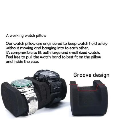 حقيبة سفر مكونة من 6 فتحات، صندوق تخزين منظم بسحاب محمول، للرجال والنساء مع وسادة إسفنجية ناعمة قابلة للضغط باللون الأسود in Kuwait