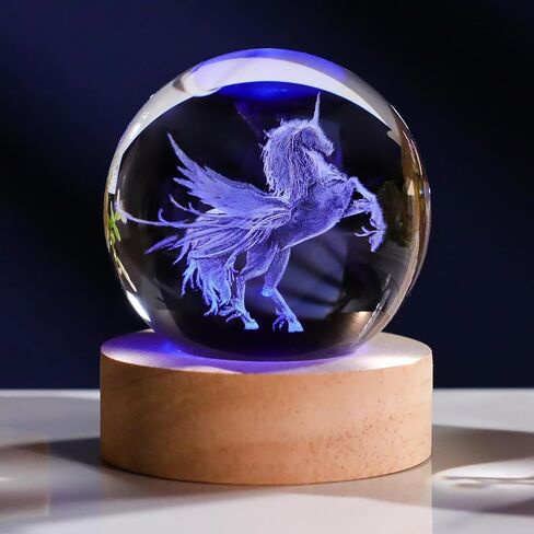 3D Dove Gifts for Women Crystals Ball 80mm - Dove Figurines Decor Glass Animals Figurine Dove Gifts Stuff for Room Birthday for Best Friend Lovers Keepsake Paperweight in Kuwait