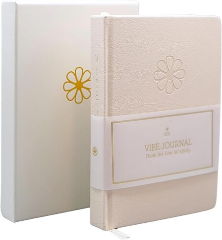 Her Vibe Journal | A 13-Week Guided Mindfulness Journal | Unique Daily Content | Prompts, Activities, Exercises, Tips, & Coaching | Develop Your Journaling & Gratitude Habit | A5 (Green) in Kuwait