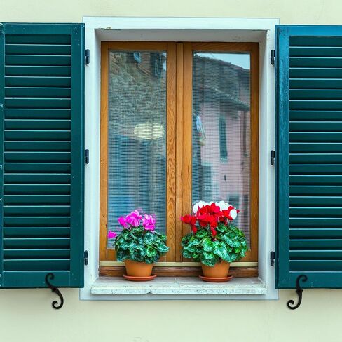 Black S Style Shutter Dogs Hardware Decorative Shutter Dog Holders with Attachment Hardware 6.5 Inches External Shutters Tieback for Exterior Decorative Shutters(12 Pack,Iron) in Kuwait
