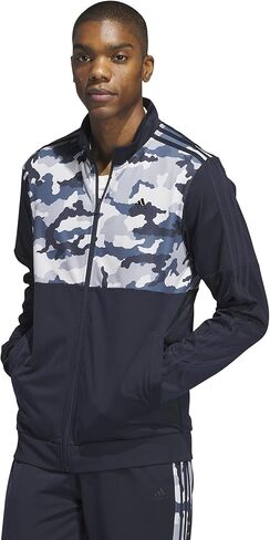 adidas Men's Essentials Camouflage Tricot Track Jacket in Kuwait