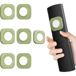 Magnetic Remote Control Holder Wall Mount Self-Adhesive, 6 Pack Upgraded Silicone Remote Organizer Storage Wall Holder for Home Office TV, Fan and Air Conditioner Remote Control Black in Kuwait